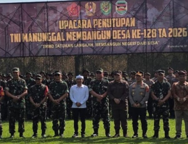 TMMD Ke-128 Kodam III/Siliwangi Resmi Ditutup, Seluruh Sasaran Rampung 100 Persen