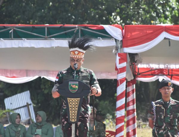 Pangdam XVII/Cenderawasih Resmi Tutup TMMD Ke-128 Kodim 1710/Mimika di Kampung Keakwa